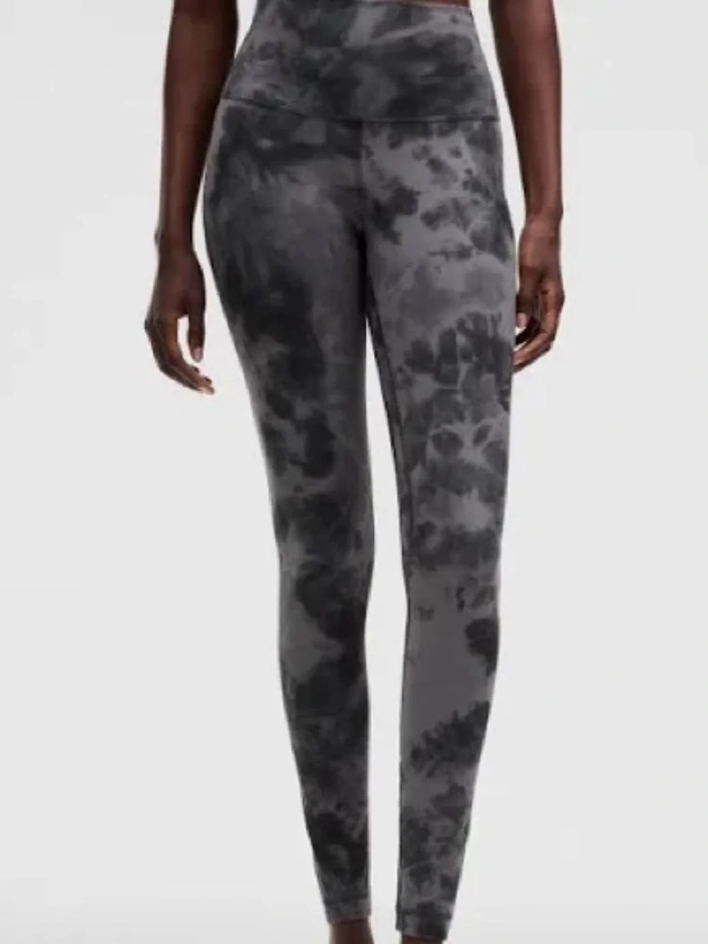 lululemon athletica Gray Tie-Dye High-Rise Leggings